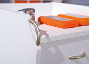Rollcontainer Pronti für Schreibtisch weiß - Interlink Schubladenschrank