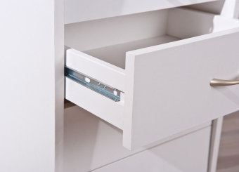 Rollcontainer Pronti für Schreibtisch weiß - Interlink Schubladenschrank