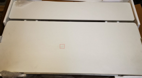 II. Wahl - für Bastler - zweiteilige Schreibtischplatte EVO II  plus Blende OHNE Gestell -LI-II-82-50153